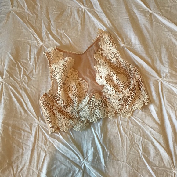 Victoria's Secret Other - Victoria Secret Dream Angel Floral High Neck Bra